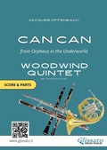 Cover: Sheet Music for Woodwind Quintet "Can Can" score & parts - Glissato Edizioni Musicali