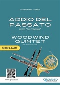 Cover: Woodwind Quintet Sheet Music "Addio del Passato" score & parts - Glissato Edizioni Musicali
