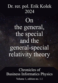 Abbildung von: On the general, the special and the general-special relativity theory - BoD - Books on Demand