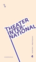 Cover: Theater international 4 - Hydre &Eacute;ditions