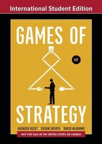Enlarge image Cover: Games of Strategy - WW Norton & Co