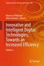 Cover: Innovative and Intelligent Digital Technologies; Towards an Increased Efficiency - Springer