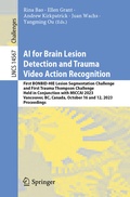 Cover: AI for Brain Lesion Detection and Trauma Video Action Recognition - Springer