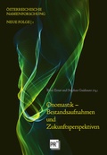 Cover: Onomastik - Bestandsaufnahmen und Zukunftsperspektiven - Praesens Verlag