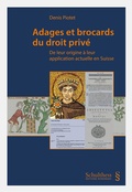 Cover: Adages et brocards du droit priv&eacute; - Schulthess Juristische Medien