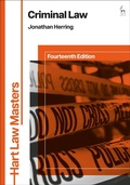 Cover: Criminal Law - Hart Publishing
