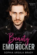 Cover: Beauty and the Emo Rocker (Rock Star Romance, #5) - Lights Out Press