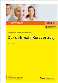 Abbildung von: Der optimale Kurzvortrag - NWB