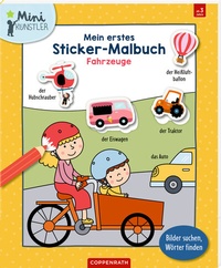 Abbildung von: Mein erstes Sticker-Malbuch: Fahrzeuge - Coppenrath