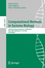 Cover: Computational Methods in Systems Biology - Springer