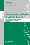 Cover: Computational Methods in Systems Biology - Springer