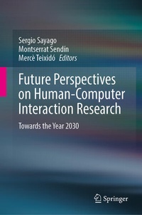 Enlarge image Cover: Future Perspectives on Human-Computer Interaction Research - Springer