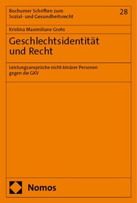 Abbildung von: Geschlechtsidentität und Recht - Nomos