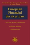 Cover: European Financial Services Law - Nomos
