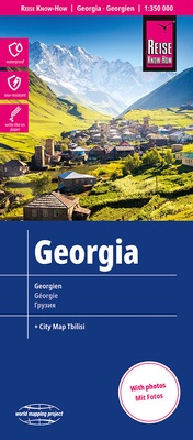 Abbildung von: Reise Know-How Landkarte Georgien / Georgia (1:350.000) - Reise Know-How Verlag Peter Rump GmbH