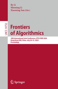 Abbildung von: Frontiers of Algorithmics - Springer