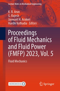 Abbildung von: Proceedings of Fluid Mechanics and Fluid Power (FMFP) 2023, Vol. 5 - Springer