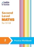 Cover: Second Level Maths Practice Workbook 2 for S1 - S3 - HarperCollins