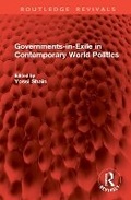 Cover: Governments-in-Exile in Contemporary World Politics - Routledge