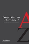 Cover: Competition Law Dictionary - Institut de droit de la concurrence