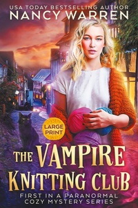 Enlarge image Cover: The Vampire Knitting Club (Large Print) - Ambleside Publishing