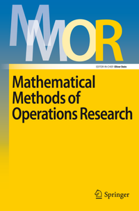 Enlarge image Cover: Mathematical Methods of Operations Research - Springer