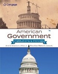 Enlarge image Cover: American Government - Wadsworth Publishing Co Inc