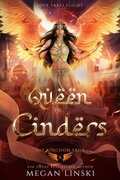 Cover: Queen of Cinders (Crescent Empire: The Kingdom Saga, #6) - Gryfyn Publishing
