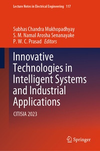 Abbildung von: Innovative Technologies in Intelligent Systems and Industrial Applications - Springer