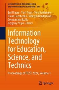 Enlarge image Cover: Information Technology for Education, Science, and Technics - Springer