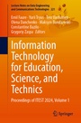 Cover: Information Technology for Education, Science, and Technics - Springer