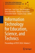 Cover: Information Technology for Education, Science, and Technics - Springer