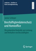Abbildung von: Beschäftigtendatenschutz und Homeoffice - Springer