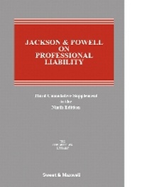 Enlarge image Cover: Jackson & Powell on Professional Liability 3rd Supplement - Sweet & Maxwell