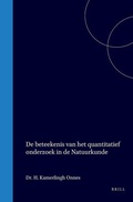 Cover: De beteekenis van het quantitatief onderzoek in de Natuurkunde - Brill