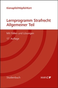 Enlarge image Cover: Lernprogramm Strafrecht Allgemeiner Teil - Manz