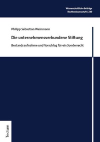 Abbildung von: Die unternehmensverbundene Stiftung - Tectum Wissenschaftsverlag
