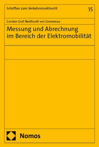 Abbildung von: Messung und Abrechnung im Bereich der Elektromobilität - Nomos