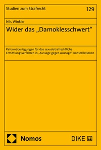 Abbildung von: Wider das "Damoklesschwert" - Nomos