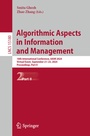 Cover: Algorithmic Aspects in Information and Management - Springer