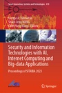 Cover: Security and Information Technologies with AI, Internet Computing and Big-data Applications - Springer