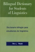 Cover: Bilingual Dictionary for Students of Linguistics - University Press of America