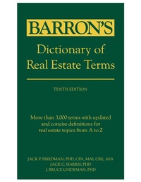 Enlarge image Cover: Dictionary of Real Estate Terms, Tenth Edition - Kaplan Publishing