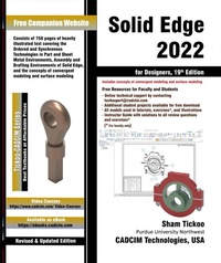 Enlarge image Cover: Solid Edge 2022 for Designers, 19th Edition - Cadcim Technologies