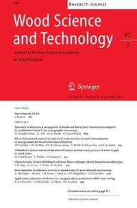 Abbildung von: Wood Science and Technology - Springer