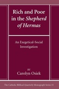 Cover: Rich and Poor in the Shepherd of Hermas - Wipf and Stock Publishers