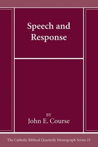 Enlarge image Cover: Speech and Response - Wipf and Stock Publishers