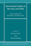 Cover: Intertextual Studies in Ben Sira and Tobit - Wipf and Stock Publishers
