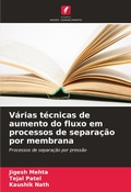 Cover: Varias tecnicas de aumento do fluxo em processos de separacao por membrana - Edicoes Nosso Conhecimento