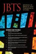 Cover: Journal of Biblical and Theological Studies, Issue 7.1 - Wipf and Stock Publishers